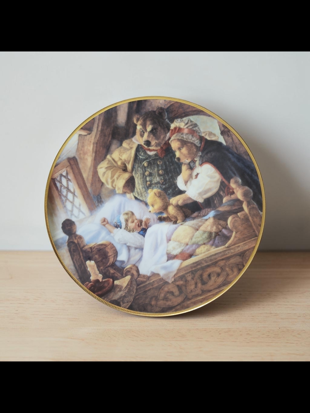 Goldilocks And The Three Bears Plate